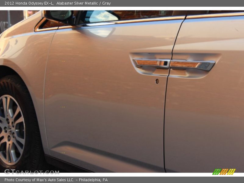 Alabaster Silver Metallic / Gray 2012 Honda Odyssey EX-L