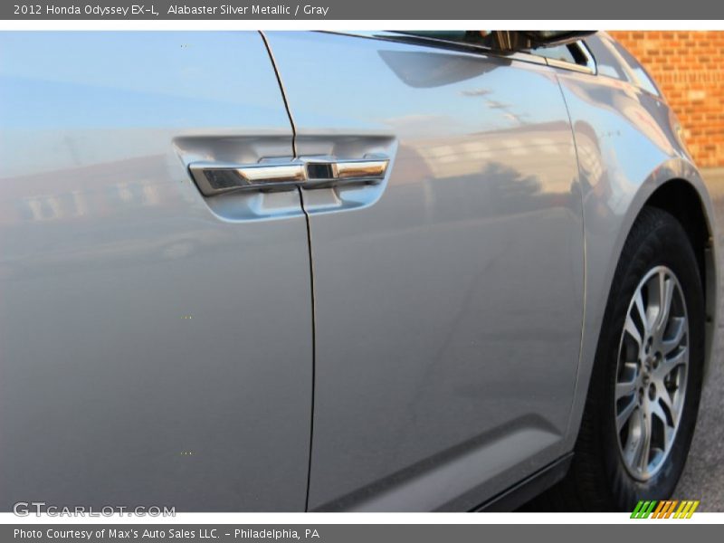 Alabaster Silver Metallic / Gray 2012 Honda Odyssey EX-L