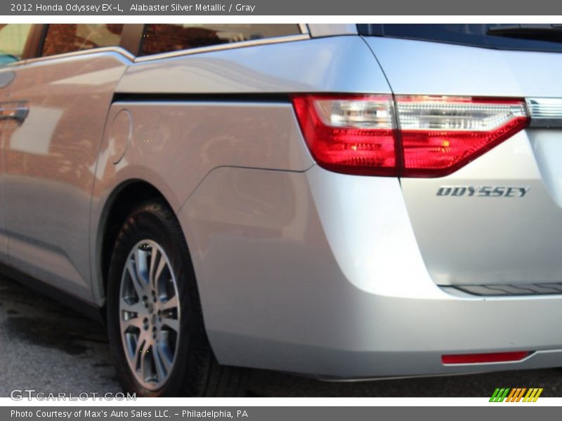 Alabaster Silver Metallic / Gray 2012 Honda Odyssey EX-L