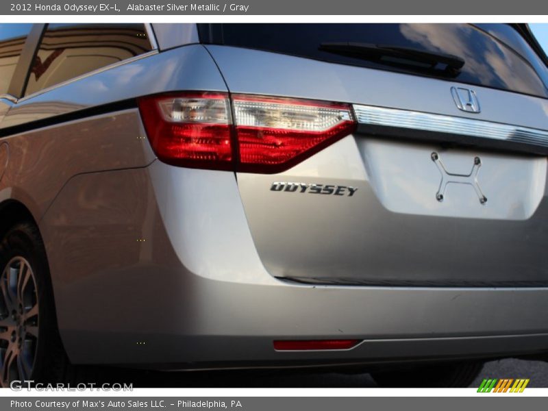 Alabaster Silver Metallic / Gray 2012 Honda Odyssey EX-L