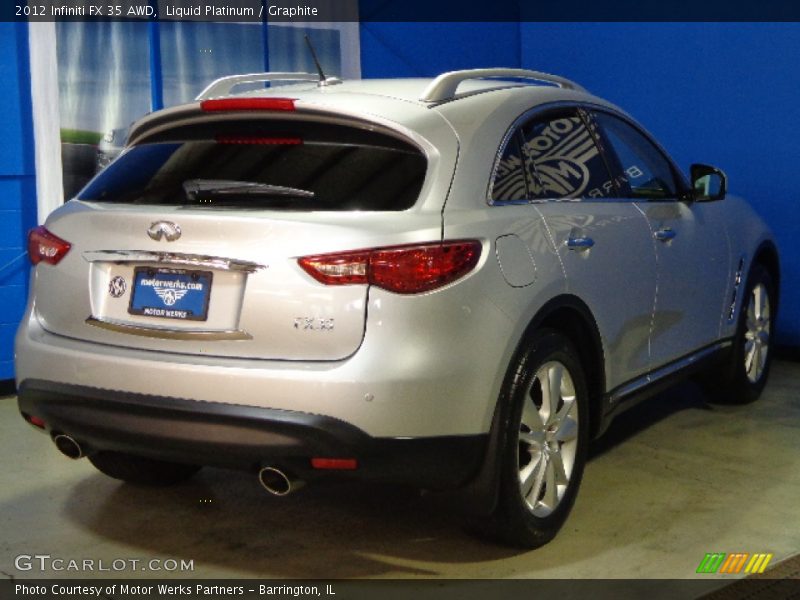 Liquid Platinum / Graphite 2012 Infiniti FX 35 AWD