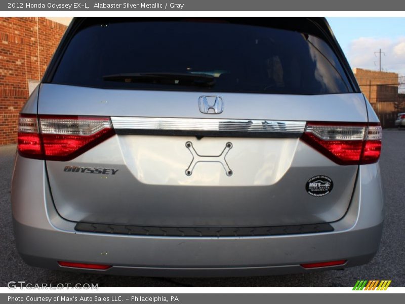 Alabaster Silver Metallic / Gray 2012 Honda Odyssey EX-L