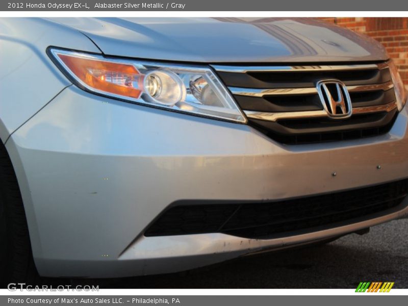 Alabaster Silver Metallic / Gray 2012 Honda Odyssey EX-L