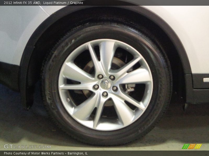 Liquid Platinum / Graphite 2012 Infiniti FX 35 AWD