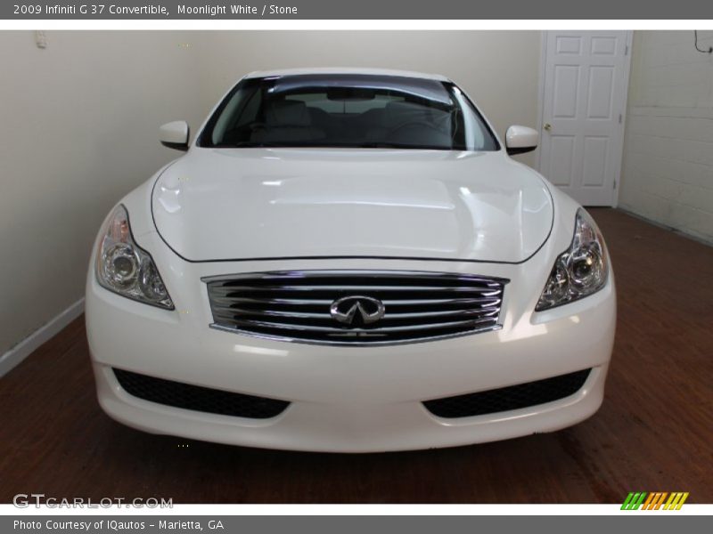 Moonlight White / Stone 2009 Infiniti G 37 Convertible