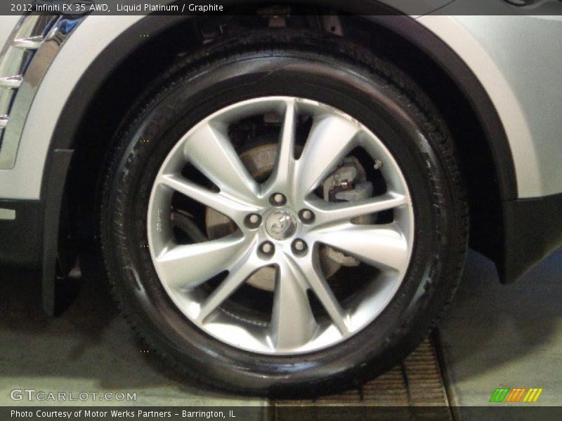Liquid Platinum / Graphite 2012 Infiniti FX 35 AWD
