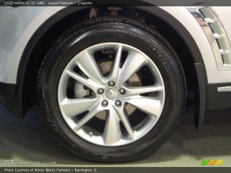 Liquid Platinum / Graphite 2012 Infiniti FX 35 AWD