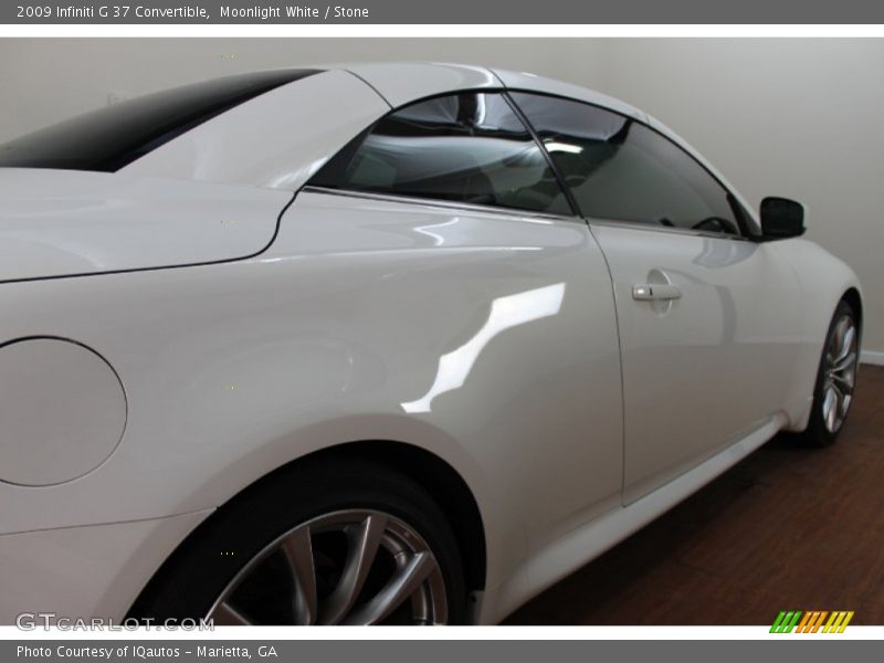 Moonlight White / Stone 2009 Infiniti G 37 Convertible