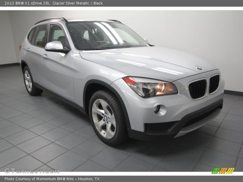 Glacier Silver Metallic / Black 2013 BMW X1 sDrive 28i