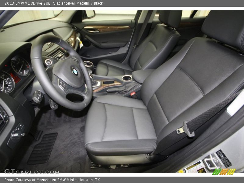 Glacier Silver Metallic / Black 2013 BMW X1 sDrive 28i