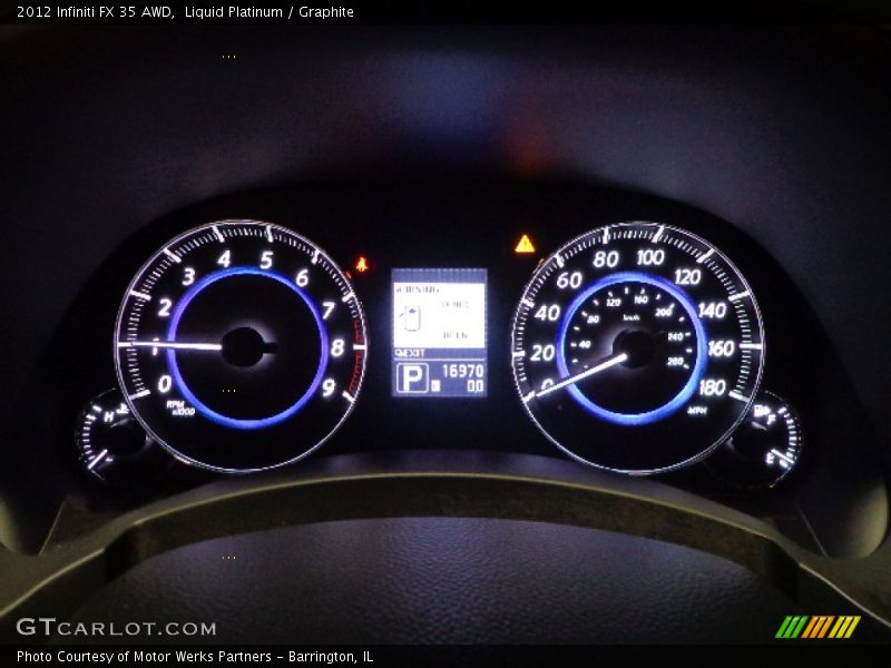 Liquid Platinum / Graphite 2012 Infiniti FX 35 AWD