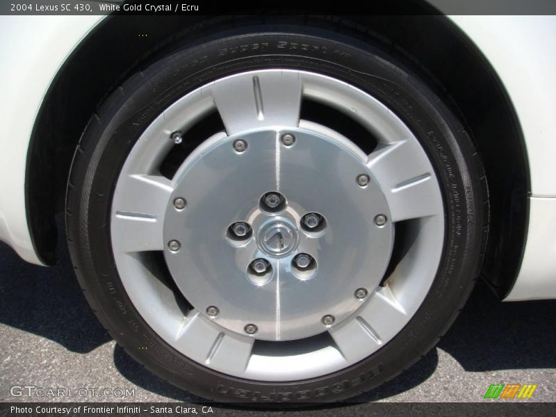 White Gold Crystal / Ecru 2004 Lexus SC 430