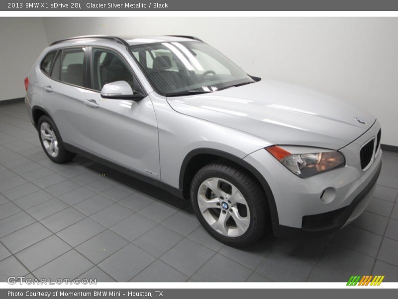 Glacier Silver Metallic / Black 2013 BMW X1 sDrive 28i