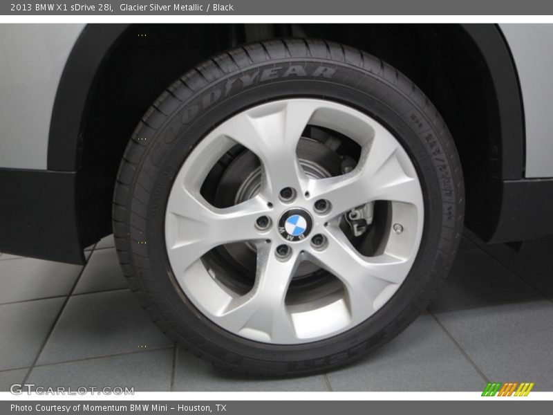 Glacier Silver Metallic / Black 2013 BMW X1 sDrive 28i