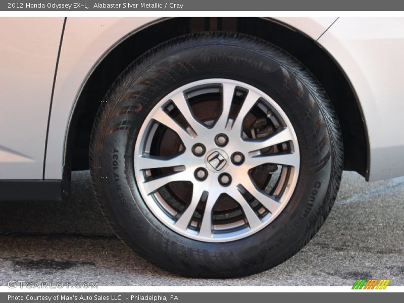 Alabaster Silver Metallic / Gray 2012 Honda Odyssey EX-L