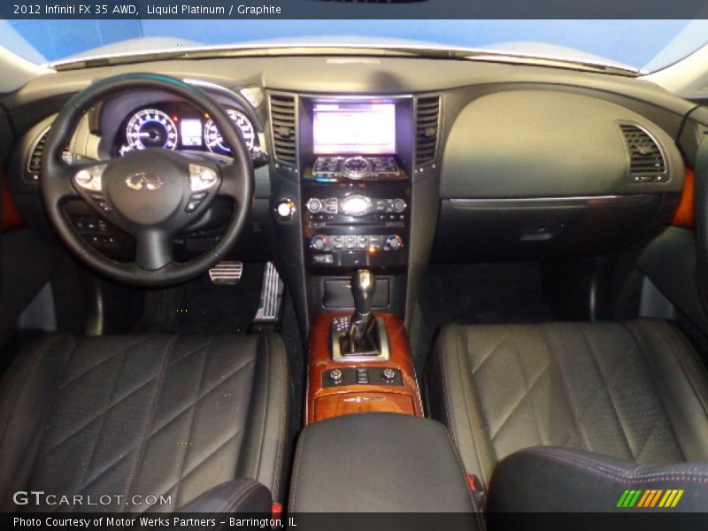 Liquid Platinum / Graphite 2012 Infiniti FX 35 AWD