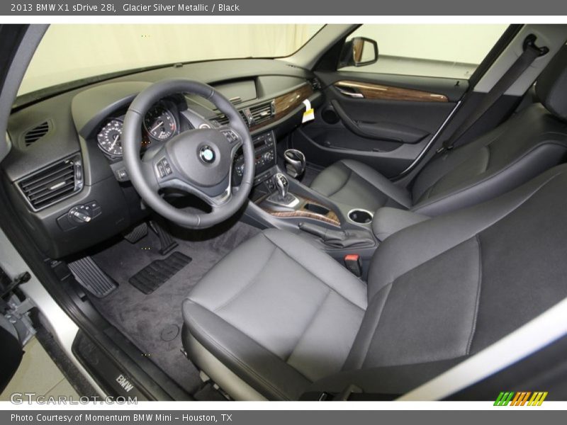 Glacier Silver Metallic / Black 2013 BMW X1 sDrive 28i