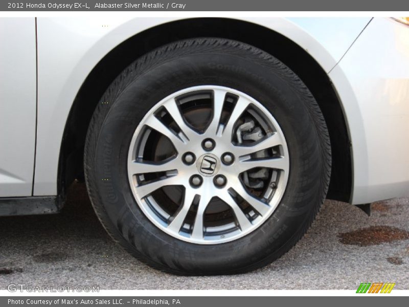 Alabaster Silver Metallic / Gray 2012 Honda Odyssey EX-L