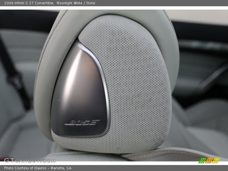 Moonlight White / Stone 2009 Infiniti G 37 Convertible