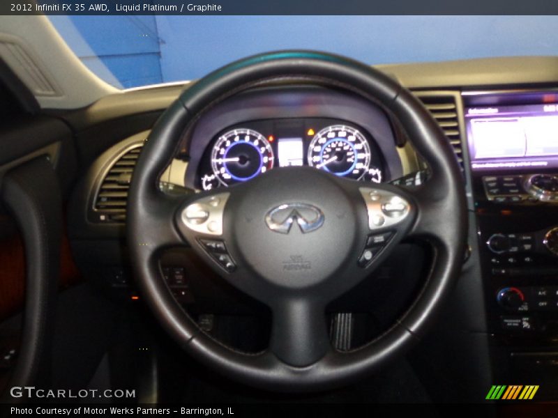 Liquid Platinum / Graphite 2012 Infiniti FX 35 AWD