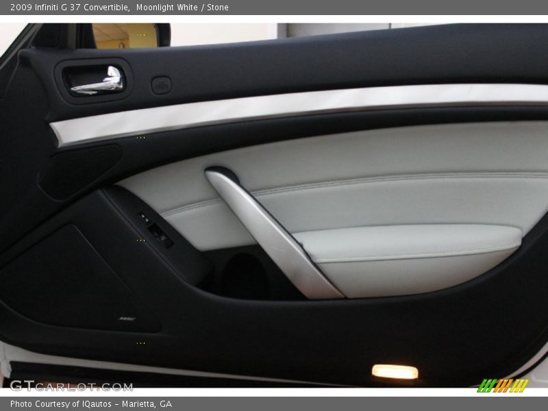 Moonlight White / Stone 2009 Infiniti G 37 Convertible