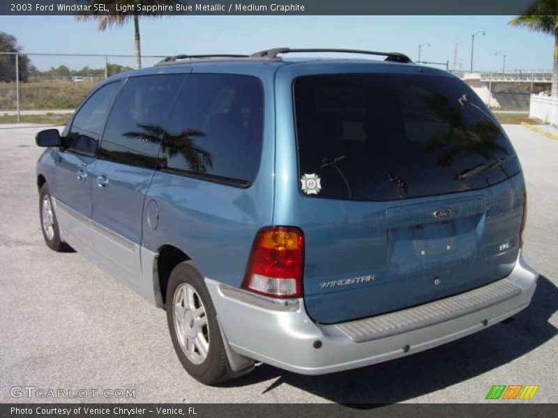 Light Sapphire Blue Metallic / Medium Graphite 2003 Ford Windstar SEL