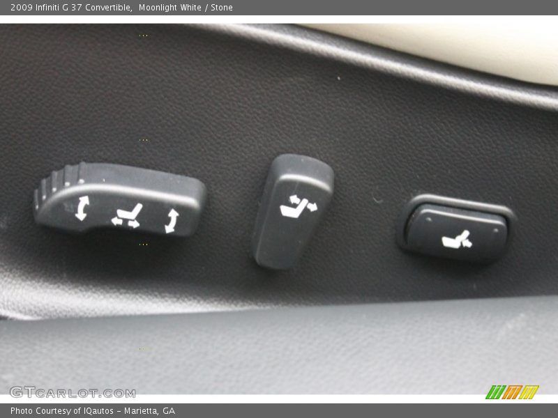 Moonlight White / Stone 2009 Infiniti G 37 Convertible