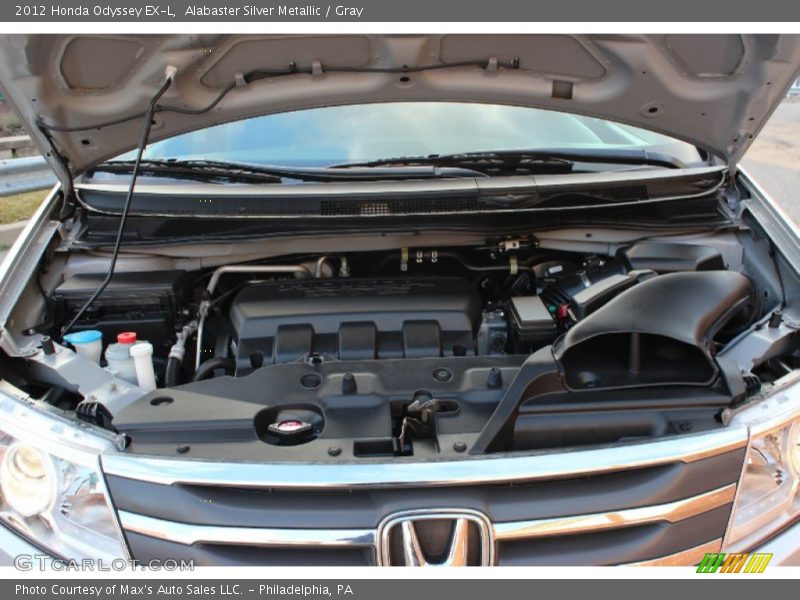 Alabaster Silver Metallic / Gray 2012 Honda Odyssey EX-L