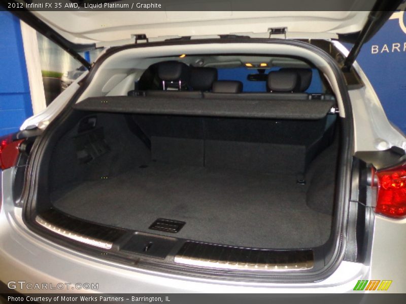 Liquid Platinum / Graphite 2012 Infiniti FX 35 AWD