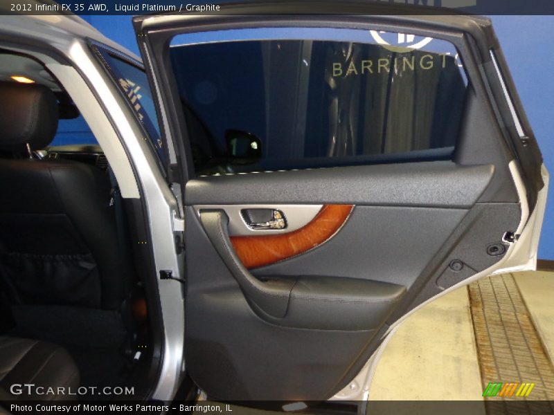 Liquid Platinum / Graphite 2012 Infiniti FX 35 AWD