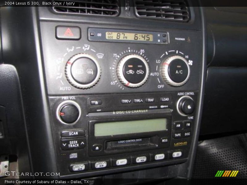 Black Onyx / Ivory 2004 Lexus IS 300