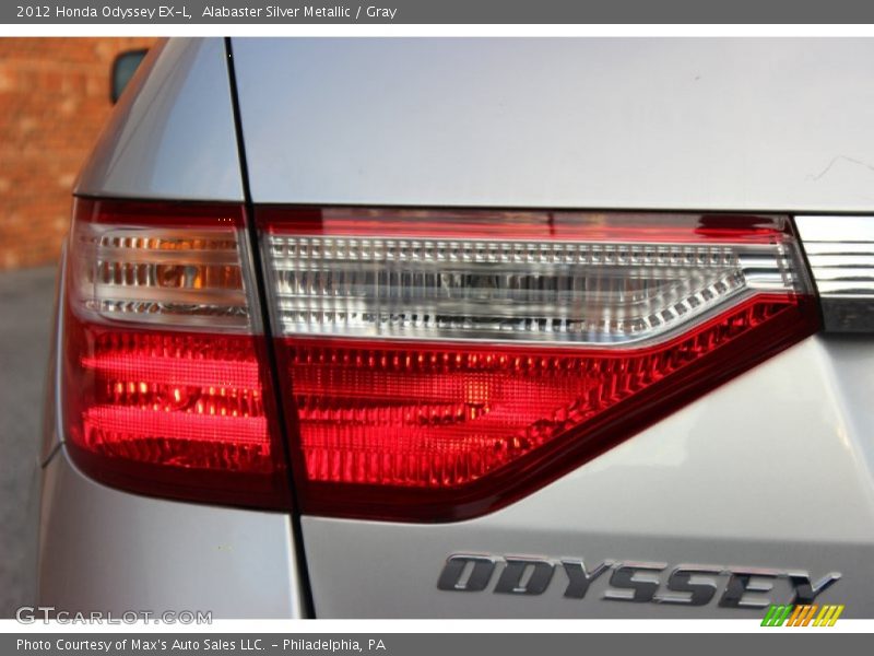 Alabaster Silver Metallic / Gray 2012 Honda Odyssey EX-L
