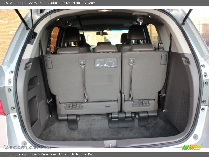 Alabaster Silver Metallic / Gray 2012 Honda Odyssey EX-L