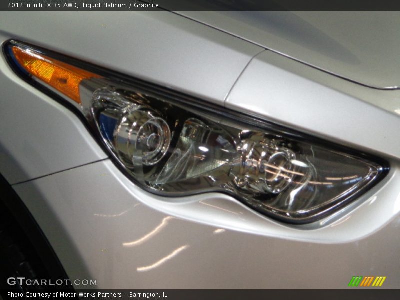 Liquid Platinum / Graphite 2012 Infiniti FX 35 AWD