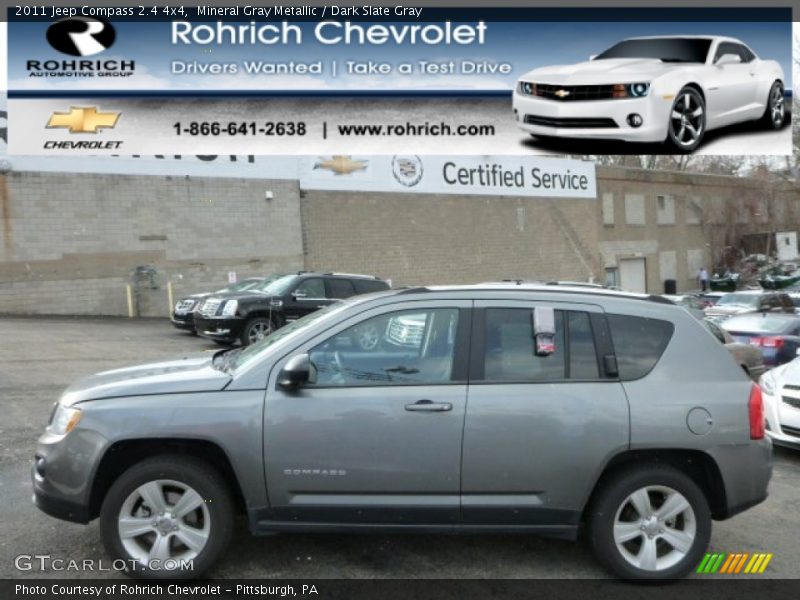 Mineral Gray Metallic / Dark Slate Gray 2011 Jeep Compass 2.4 4x4