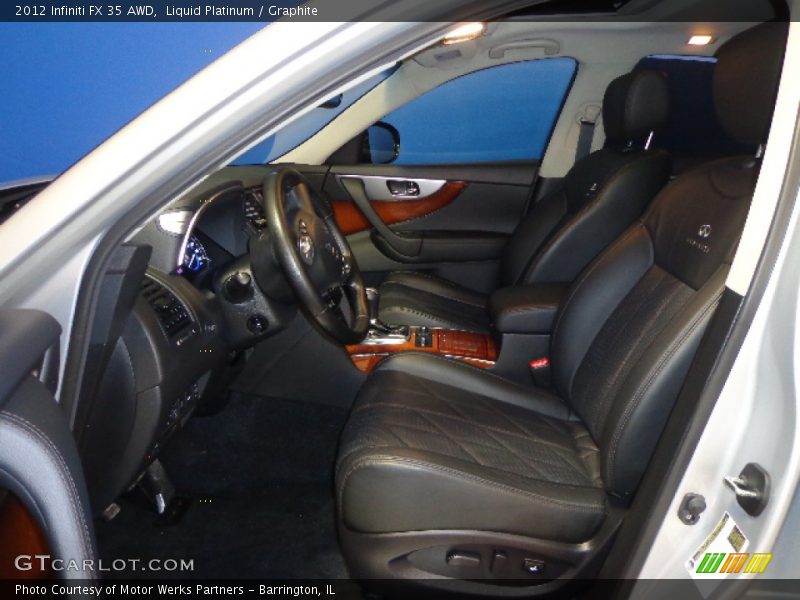 Liquid Platinum / Graphite 2012 Infiniti FX 35 AWD