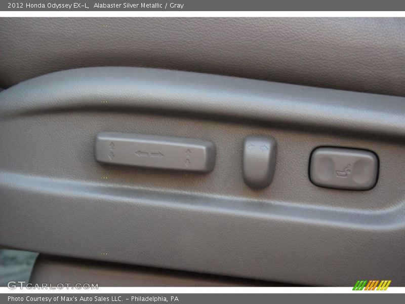 Alabaster Silver Metallic / Gray 2012 Honda Odyssey EX-L