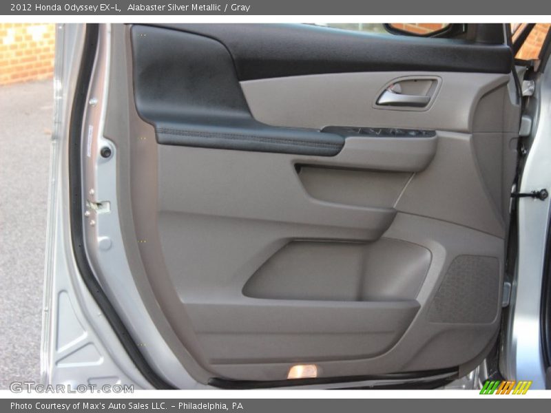Alabaster Silver Metallic / Gray 2012 Honda Odyssey EX-L