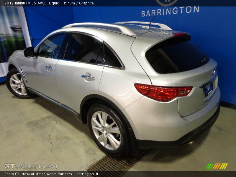 Liquid Platinum / Graphite 2012 Infiniti FX 35 AWD