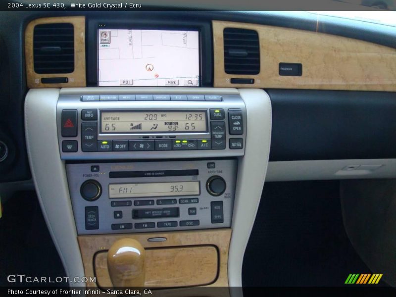 White Gold Crystal / Ecru 2004 Lexus SC 430