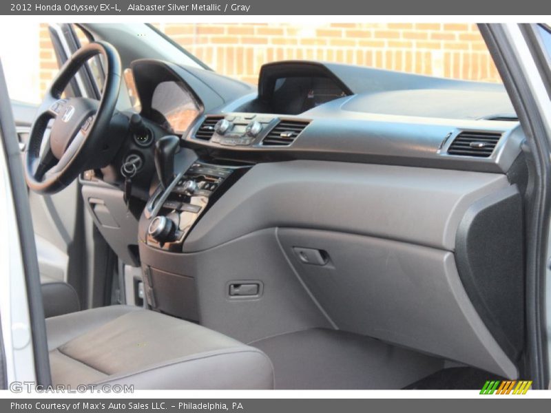 Alabaster Silver Metallic / Gray 2012 Honda Odyssey EX-L