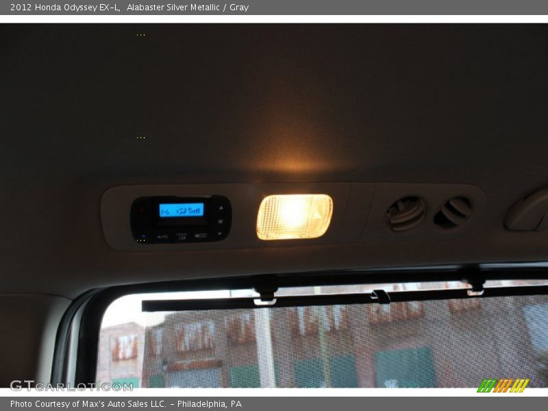 Alabaster Silver Metallic / Gray 2012 Honda Odyssey EX-L