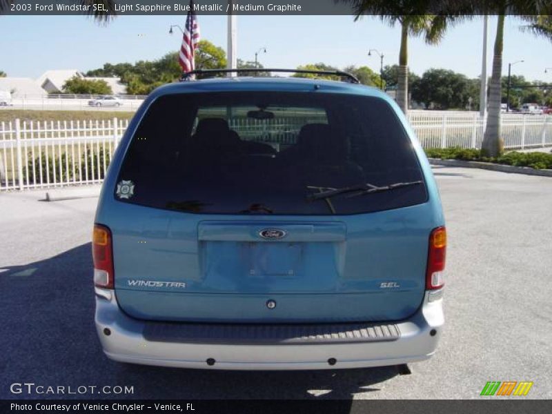 Light Sapphire Blue Metallic / Medium Graphite 2003 Ford Windstar SEL