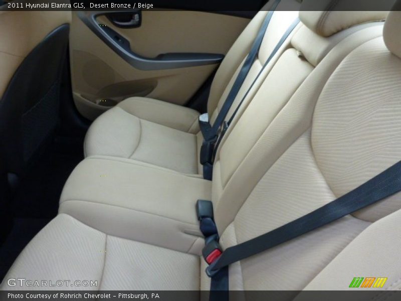 Desert Bronze / Beige 2011 Hyundai Elantra GLS