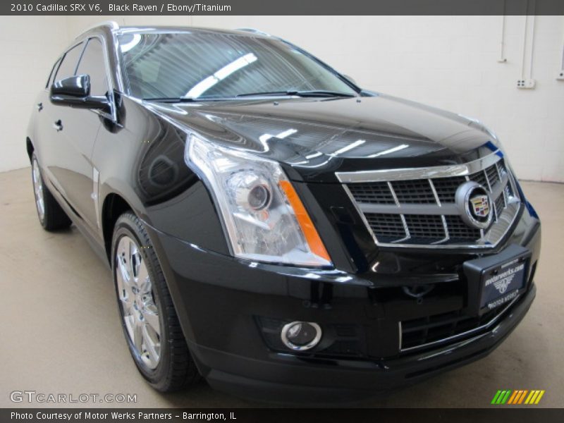 Black Raven / Ebony/Titanium 2010 Cadillac SRX V6