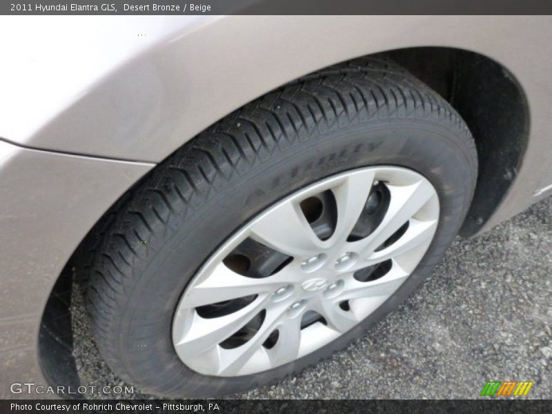 Desert Bronze / Beige 2011 Hyundai Elantra GLS