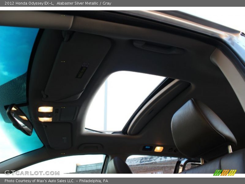Alabaster Silver Metallic / Gray 2012 Honda Odyssey EX-L
