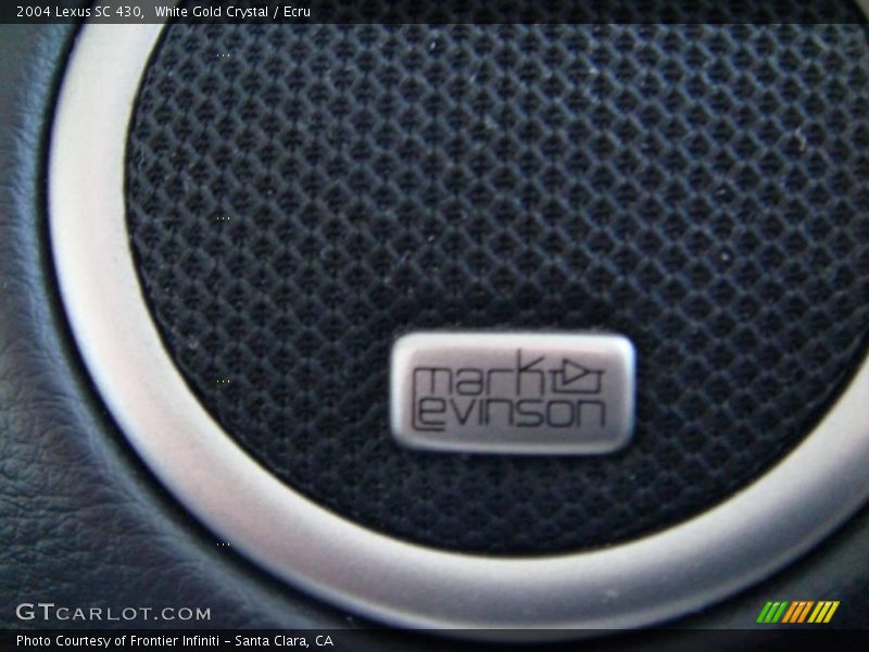 White Gold Crystal / Ecru 2004 Lexus SC 430