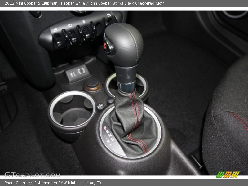 Pepper White / John Cooper Works Black Checkered Cloth 2013 Mini Cooper S Clubman