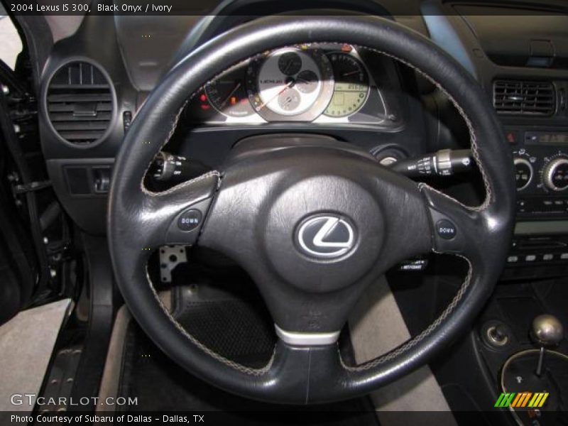 Black Onyx / Ivory 2004 Lexus IS 300